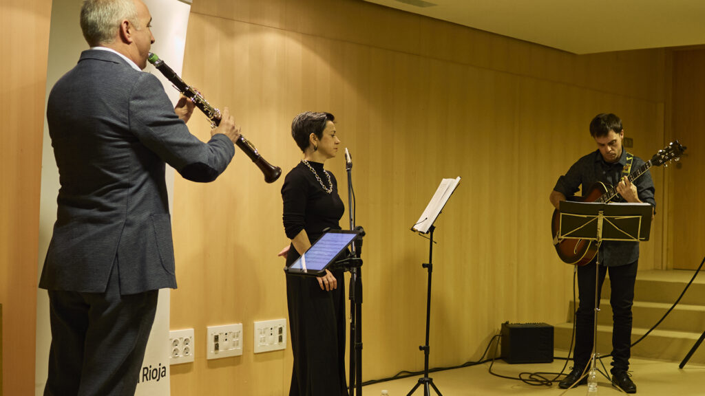 Sonia San Román, Eduardo Moreno y Marcelo Escrich